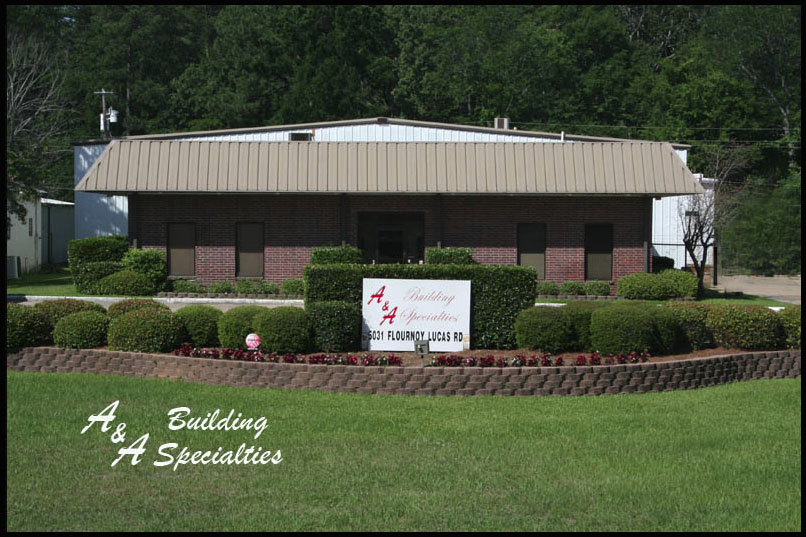 A & A Building Specialties office on Flournoy Lucas Road